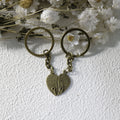 Metal Romantic Couple Pendant Keychain Bag Charm Gift view 3