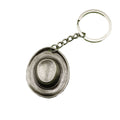 Zinc Alloy Simple Hat Keychain Bag Charm Gift view 5