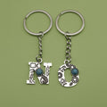 Zinc Alloy Letter Keychain Bag Charm Gift view 4