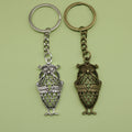 Zinc Alloy Simple Owl Keychain Bag Charm Gift (3711) view 1