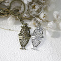 Zinc Alloy Simple Owl Keychain Bag Charm Gift (3711) view 3