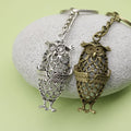 Zinc Alloy Simple Owl Keychain Bag Charm Gift (3711) view 4
