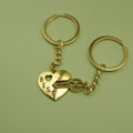 Metal Heart Lock Keychain Bag Charm view 4