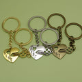 Metal Heart Lock Keychain Bag Charm view 1