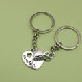 Metal Heart Lock Keychain Bag Charm view 6