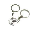 Metal Heart Lock Keychain Bag Charm view 5