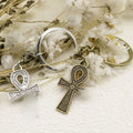 Metal Cross Keychain Bag Charm view 3