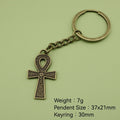 Metal Cross Keychain Bag Charm view 2