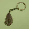 Metal Feather Keychain Bag Charm view 6