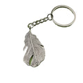 Metal Feather Keychain Bag Charm view 5