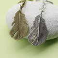 Metal Feather Keychain Bag Charm view 4