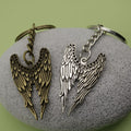 Metal Wing Feather Keychain Angel Bag Charm Gift view 4