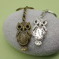Zinc Alloy Owl Shape Keychain Bag Charm Gift view 4