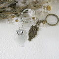 Zinc Alloy Owl Shape Keychain Bag Charm Gift view 3