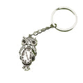 Zinc Alloy Owl Shape Keychain Bag Charm Gift view 5