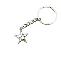 Metal Simple Star Keychain Fashion Bag Charm Gift view 5