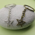 Metal Simple Star Keychain Fashion Bag Charm Gift view 4
