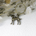 Zinc Alloy Dog Shape Keychain Bag Charm Gift view 3