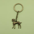 Zinc Alloy Dog Shape Keychain Bag Charm Gift view 1
