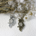 Zinc Alloy Minimalist Owl Keychain For Animal Lover Gift view 3