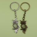 Zinc Alloy Minimalist Owl Keychain For Animal Lover Gift view 1