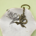 Metal Minimalist Mermaid Keychain Bag Charm Gift Accessory view 4