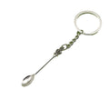 Metal Minimalist Spoon Keychain For Key Ring Gift view 5