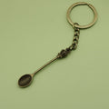 Metal Minimalist Spoon Keychain For Key Ring Gift view 6