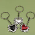Metal Minimalist Heart Keychain Bag Charm Gift Accessory view 1