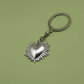 Metal Minimalist Heart Keychain Bag Charm Gift Accessory view 6