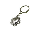 Metal Minimalist Heart Keychain Bag Charm Gift Accessory view 5