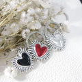 Metal Minimalist Heart Keychain Bag Charm Gift Accessory view 3