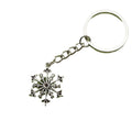 Metal Snowflake Keychain Bag Charm view 5
