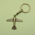 Zinc Alloy Simple Airplane Keychain Travel Bag Charm Gift view 6