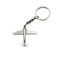 Zinc Alloy Simple Airplane Keychain Travel Bag Charm Gift view 5