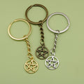 Metal Simple Star Keychain For Bag Charm Key Ring view 1