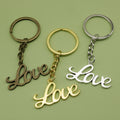 Zinc Alloy Love Letter Keychain Romantic Bag Charm Gift view 1