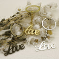 Zinc Alloy Love Letter Keychain Romantic Bag Charm Gift view 4