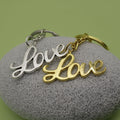 Zinc Alloy Love Letter Keychain Romantic Bag Charm Gift view 3