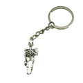 Zinc Alloy Minimalist Skull Keychain For Punk Bag Charm view 5