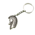 Metal Horse Head Keychain Bag Charm Key Ring view 5