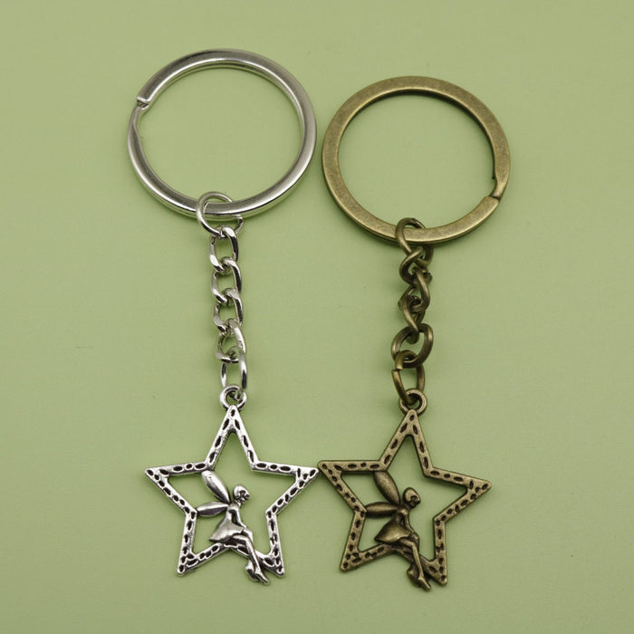 Zinc Alloy Angel Keychain For Bag Charm Gift
