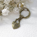 Metal Heart Best Friends Keychain Gift For Couples view 3