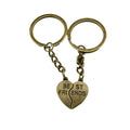 Metal Heart Best Friends Keychain Gift For Couples view 5