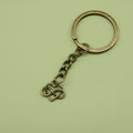 Zinc Alloy Minimalist Heart Keychain Bag Charm Gift view 6