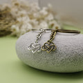 Zinc Alloy Minimalist Heart Keychain Bag Charm Gift view 4