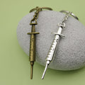 Zinc Alloy Needle Head Keychain Bag Charm Fashion Accessory view 4