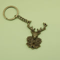 Zinc Alloy Simple Deer Keychain Bag Charm Gift view 6