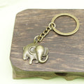 Metal Minimalist Elephant Keychain For Bag Charm Gift view 4