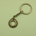 Zinc Alloy Minimalist Lifebuoy Keychain Bag Charm Gift view 6